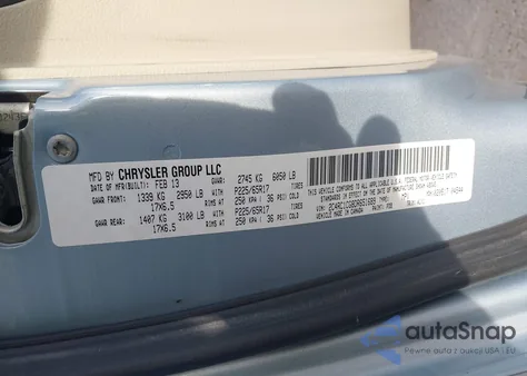 2013 Chrysler Town & Country Touring-L from USA, damaged, VIN 2C4RC1CG8DR651689